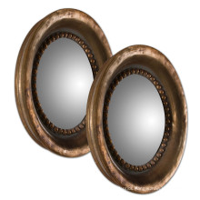 Hot Sales Mini Round Resin Framed Convex Decorative Mirrors